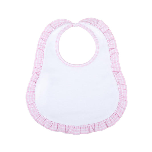 Magnolia Baby - New Beginnings Pink Ruffle Bib