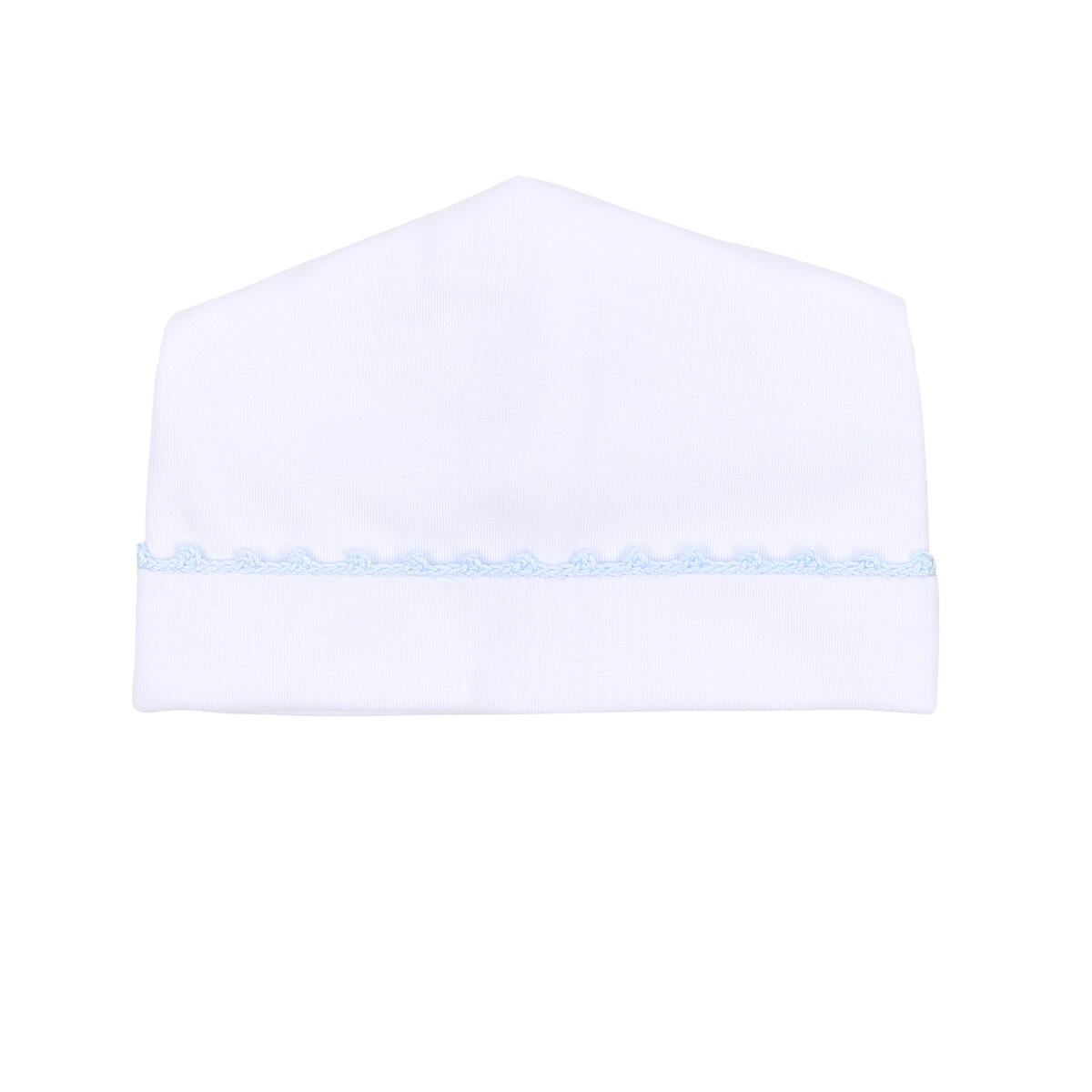 Magnolia Baby - Baby Joy Blue Crochet Trim Hat