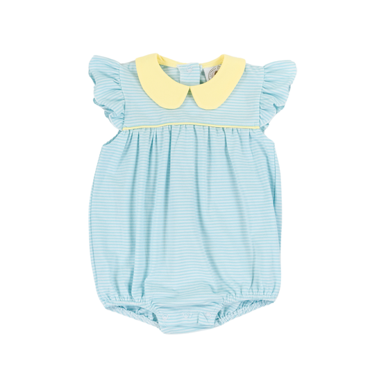 Cypress Row - Simple Stripe Girls Flutter Bubble