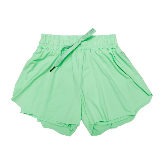 Belle Cher - Neon Green Butterfly Shorts