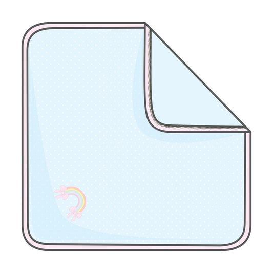 Magnolia Baby - Rainbow Wishes Applique Receiving Blanket