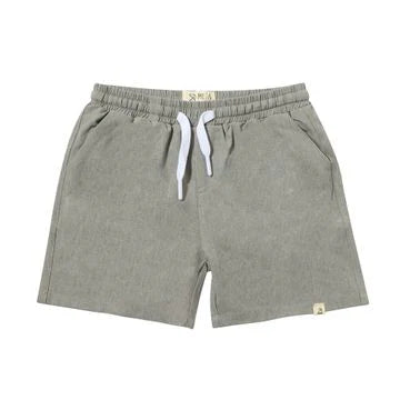 Me & Henry - Charcoal Pin Stripe Hybrid Short
