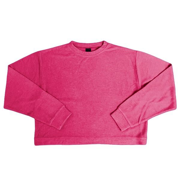 Suzette - Soft Cloud Crewneck - Hot Pink