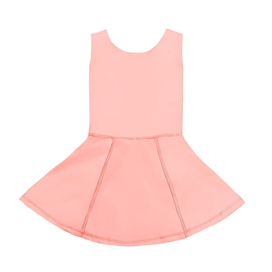 Belle Cher - Coral Athleisure Twirl Dress