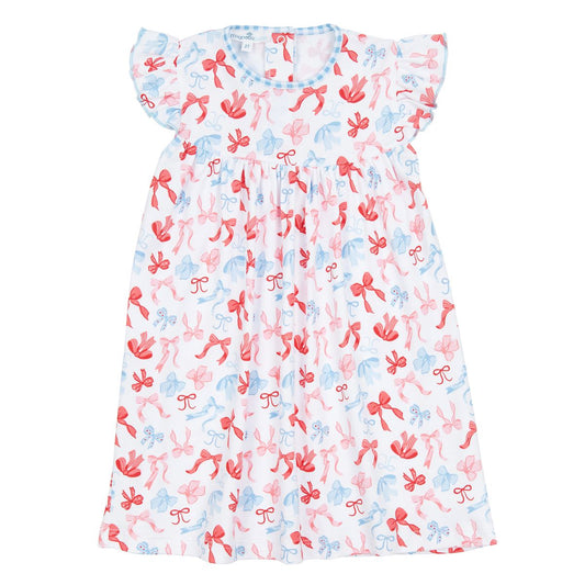 Magnolia Baby - Star Spangled Darling Flutters Toddler Dress