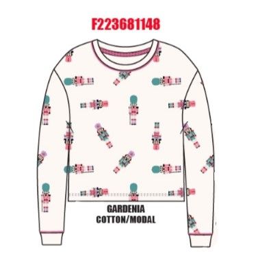 All Over Nutcracker LS Shirt