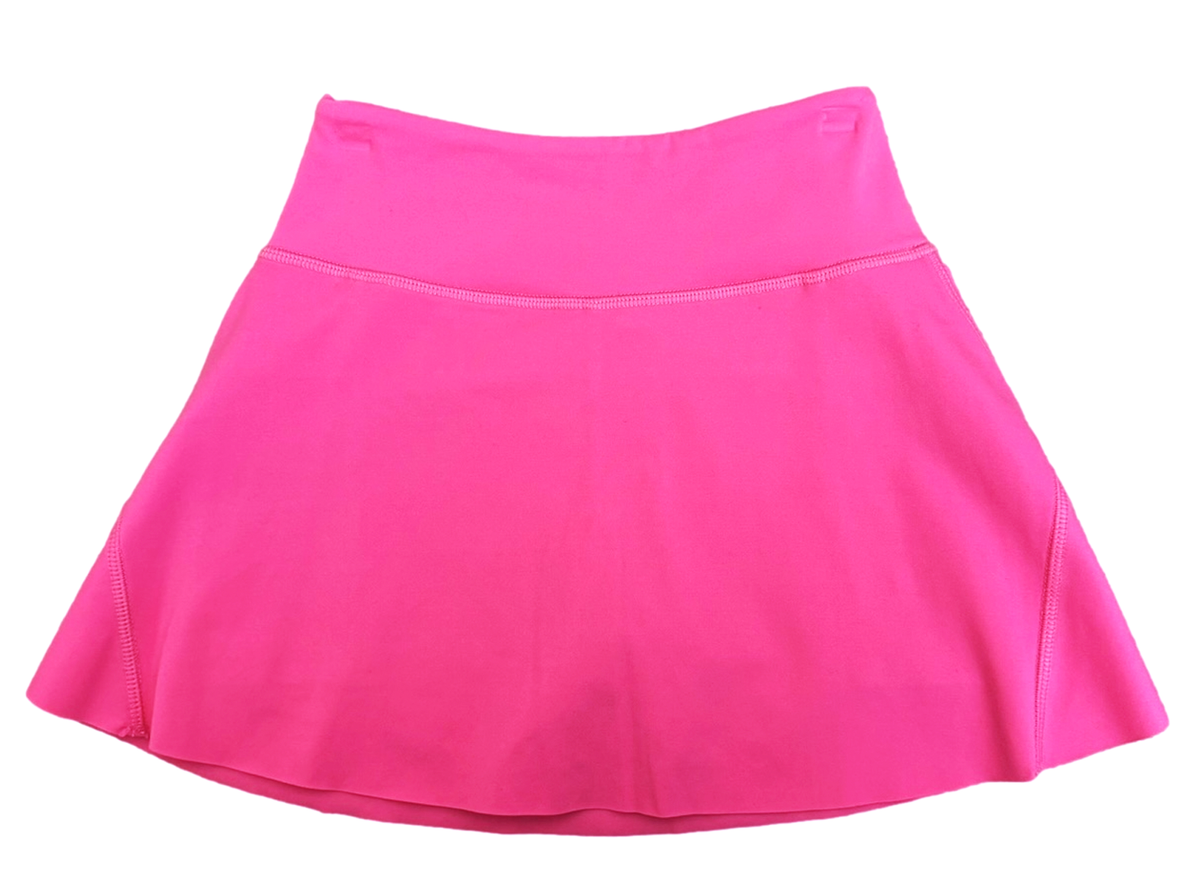 Suzette - High Waisted Skort - Pink