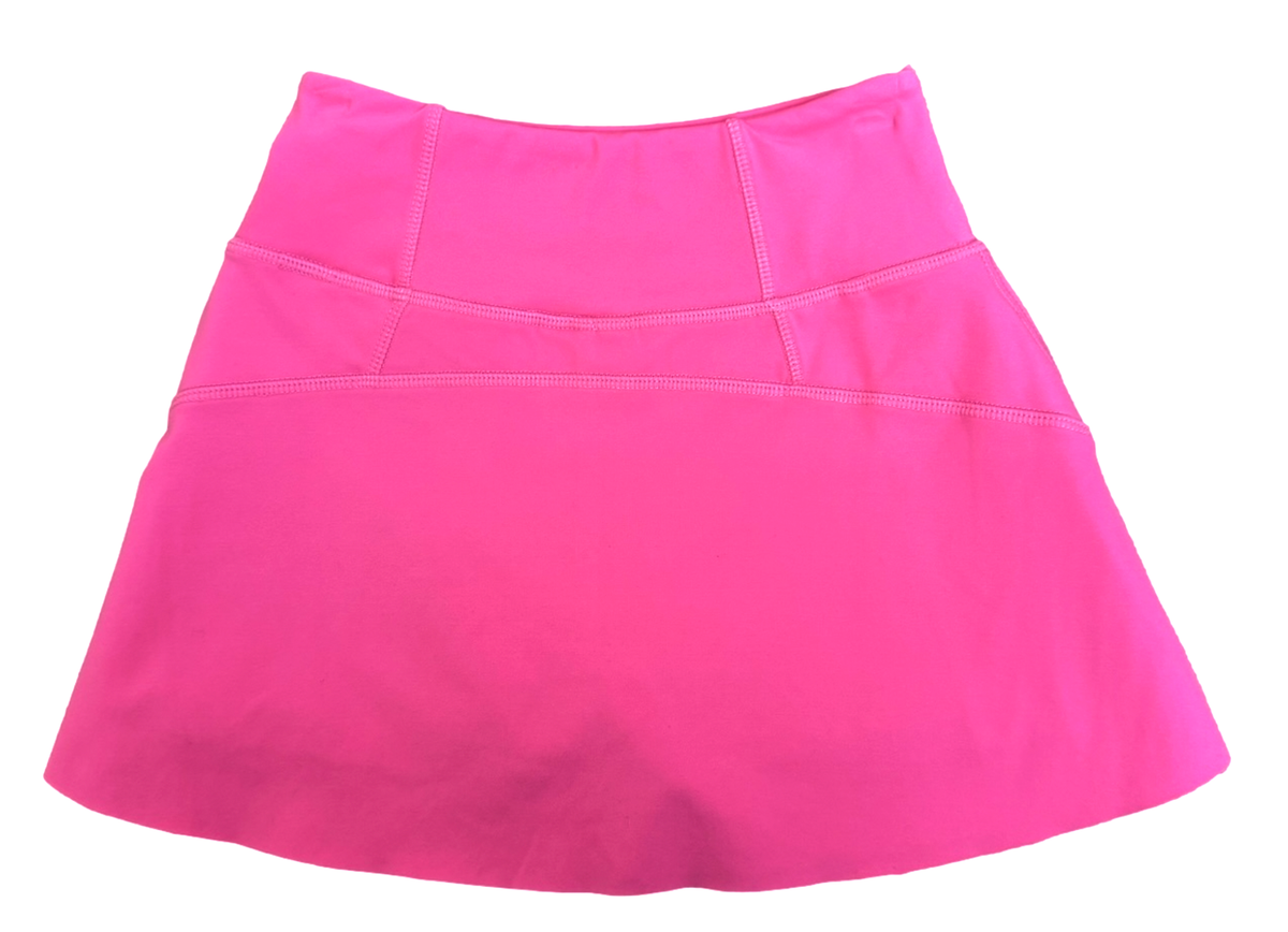 Suzette - High Waisted Skort - Pink