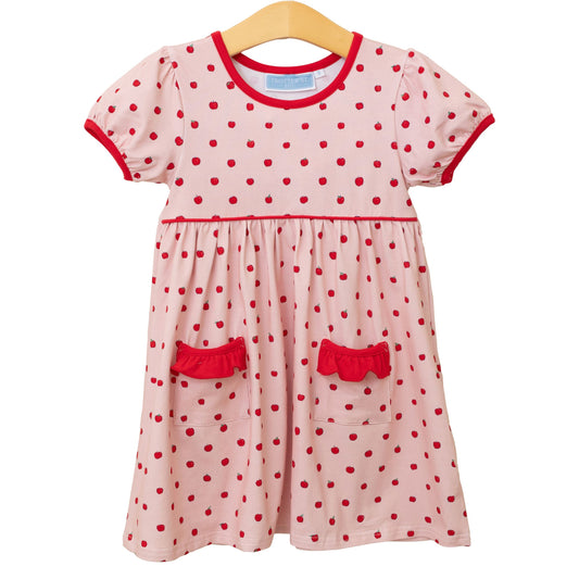 Trotter Street Kids - Apple Print Dress