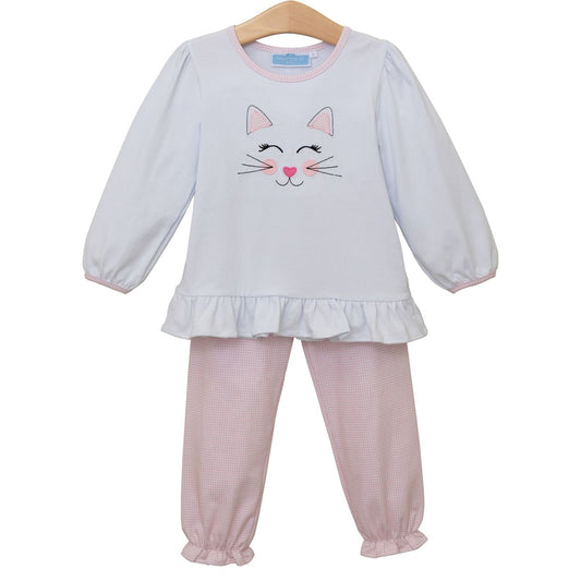 Kitten Face & Bloomer Pant Set