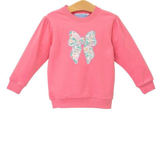 Bow Applique Pullover
