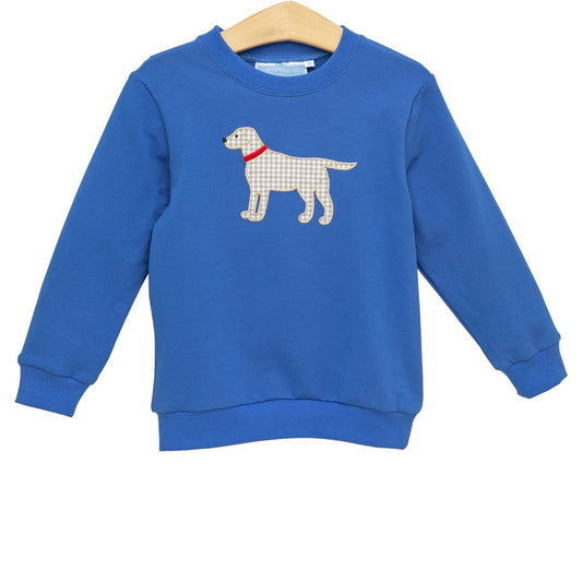 Dog Applique French Terry Pullover