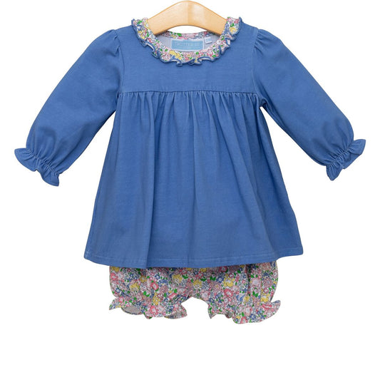 Liberty Floral Ruffle Bloomer Set