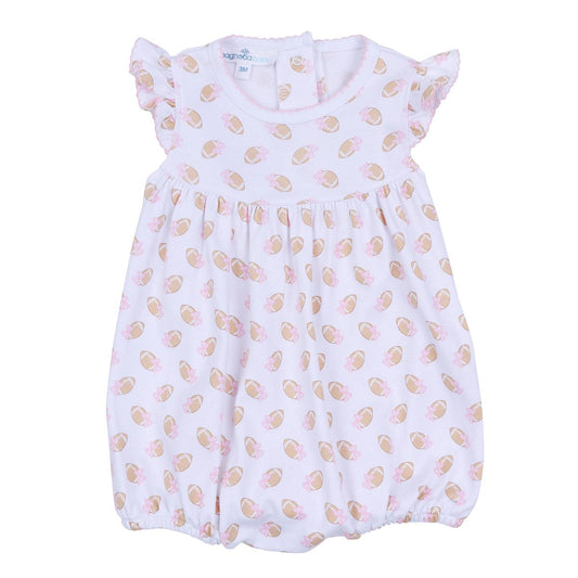 Touchdown Cutie Pink Printed Flutters Bubble