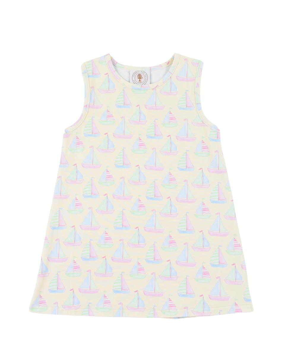 Seas the Day Sleeveless Susie Swing Dress