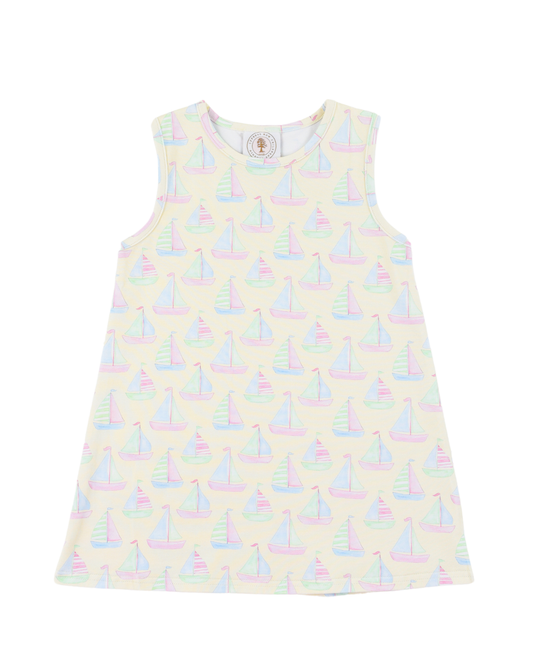 Seas the Day Sleeveless Susie Swing Dress
