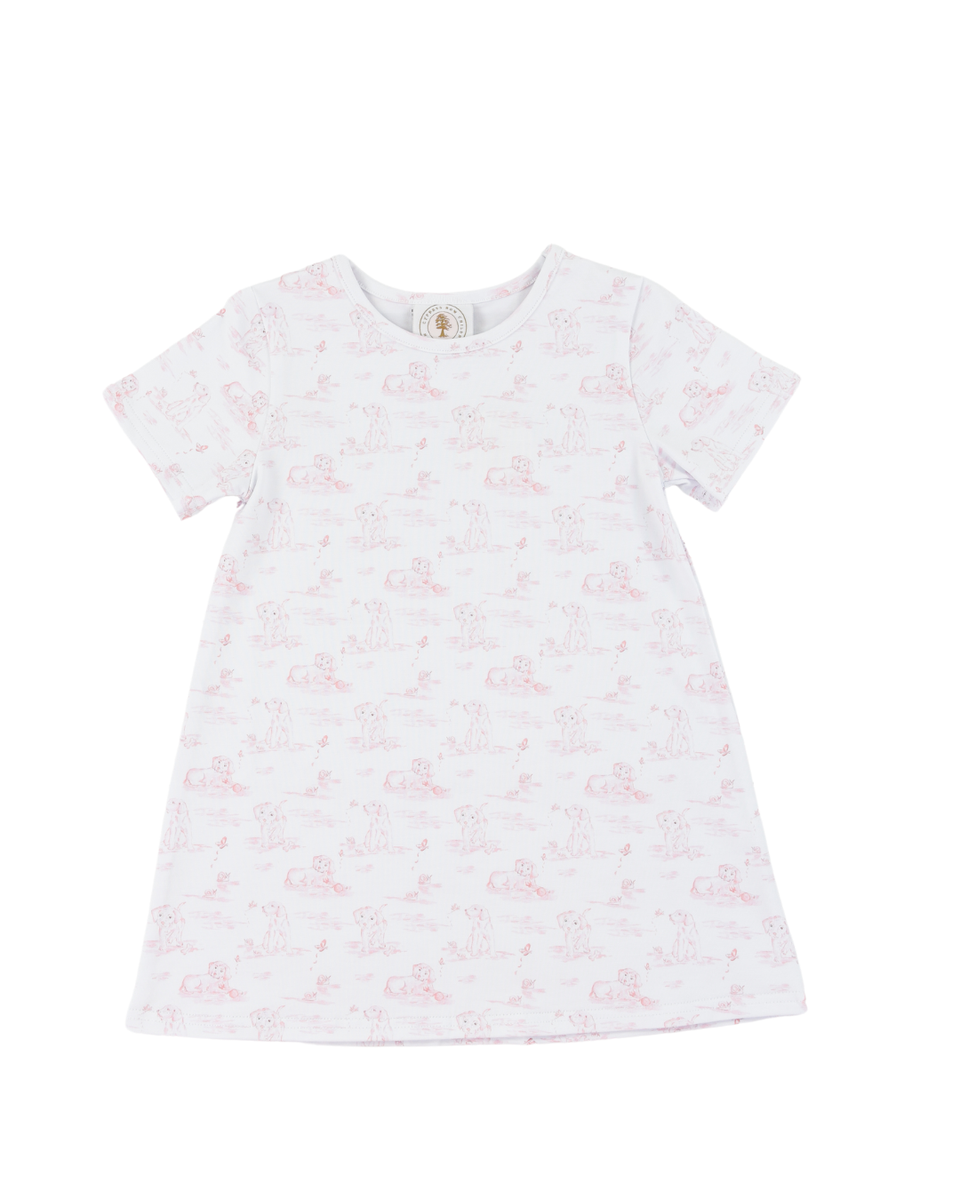 Snips and Snails Pink Susie Swing Dress