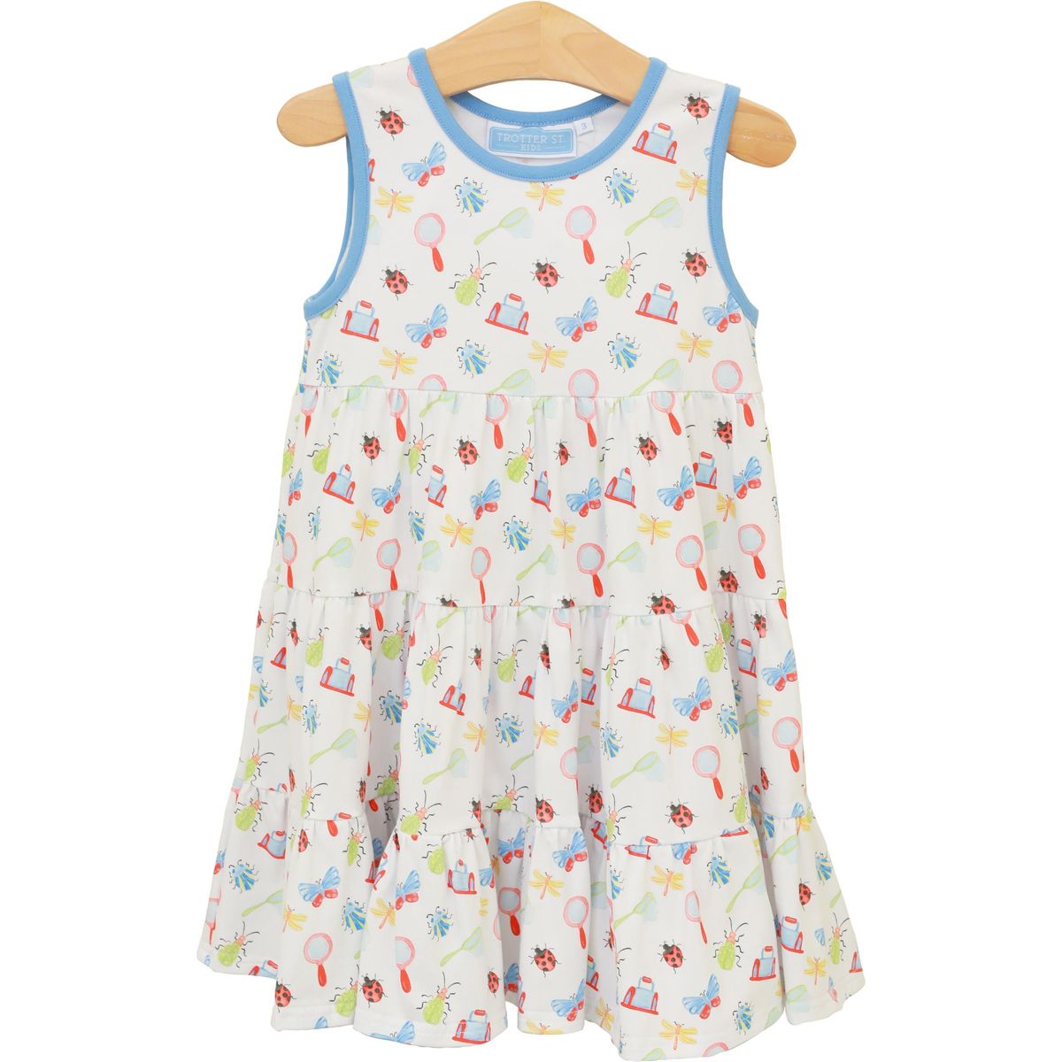 Little Explorers Twirl Dress by Trotter Street featuring a colorful, playful design for young children, perfect for everyday wear.