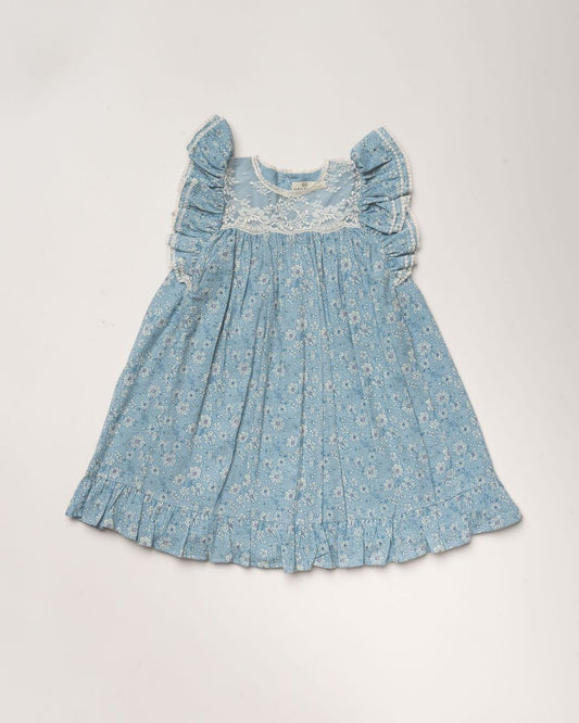 Blue Floral Sita Dress