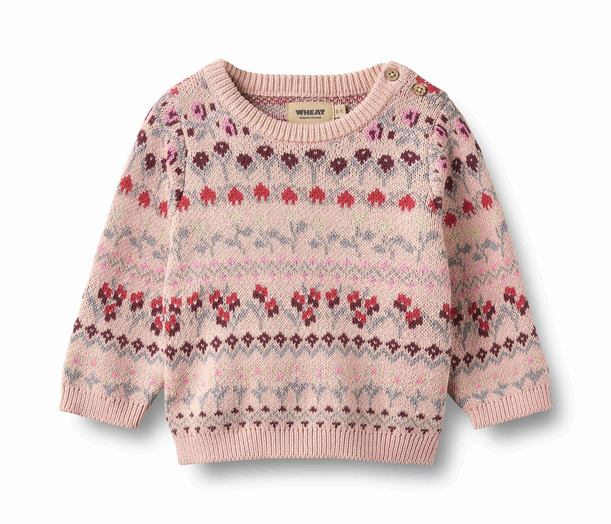 Dim Rose Mikmak Jacquard Pullover