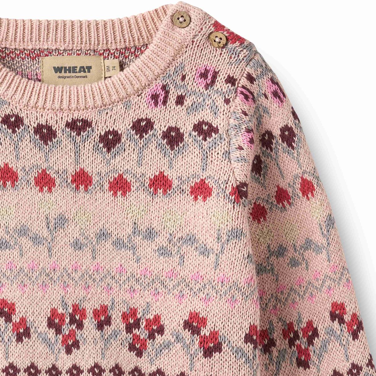 Dim Rose Mikmak Jacquard Pullover