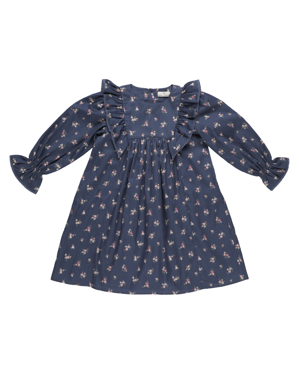 Ditsy Bouquet Navy Margot Dress
