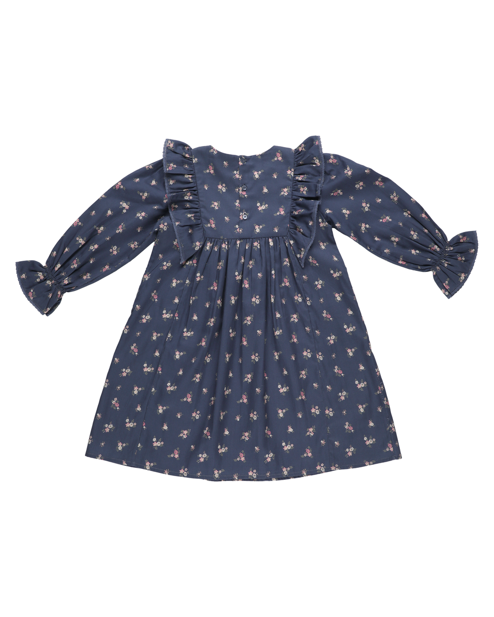Ditsy Bouquet Navy Margot Dress