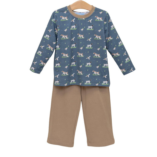 Trotter Street On The Hunt pant set featuring stylish, comfortable matching top and pants in a casual, modern design.