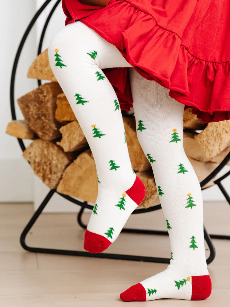 Little Stocking Co. - Christmas Tree Knit Tights