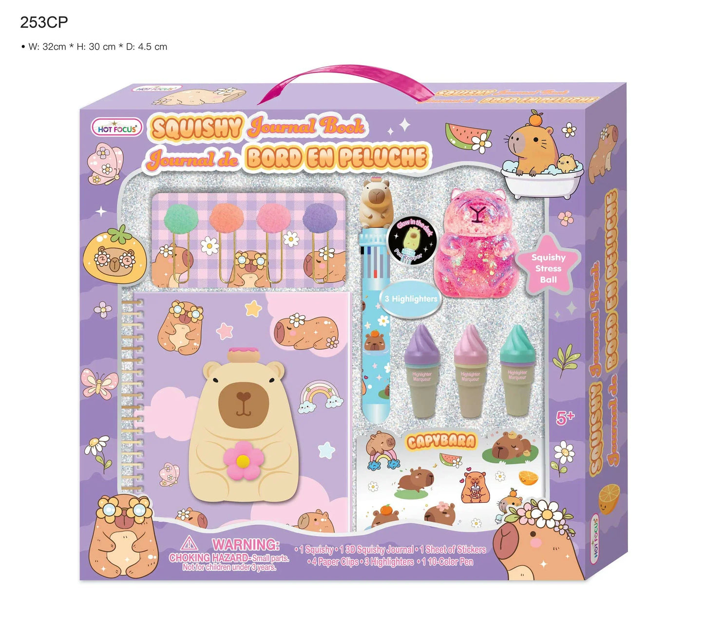 Capybara Squishy Journal Book