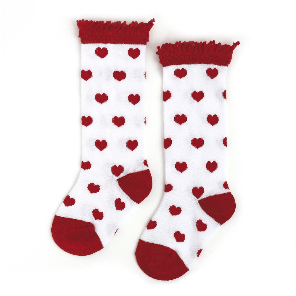 Little Stocking Co. - True Love Lace Top Knee High Socks