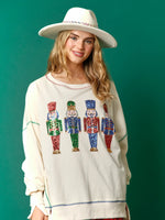 Women's Cream Nutcracker Sweatshirt