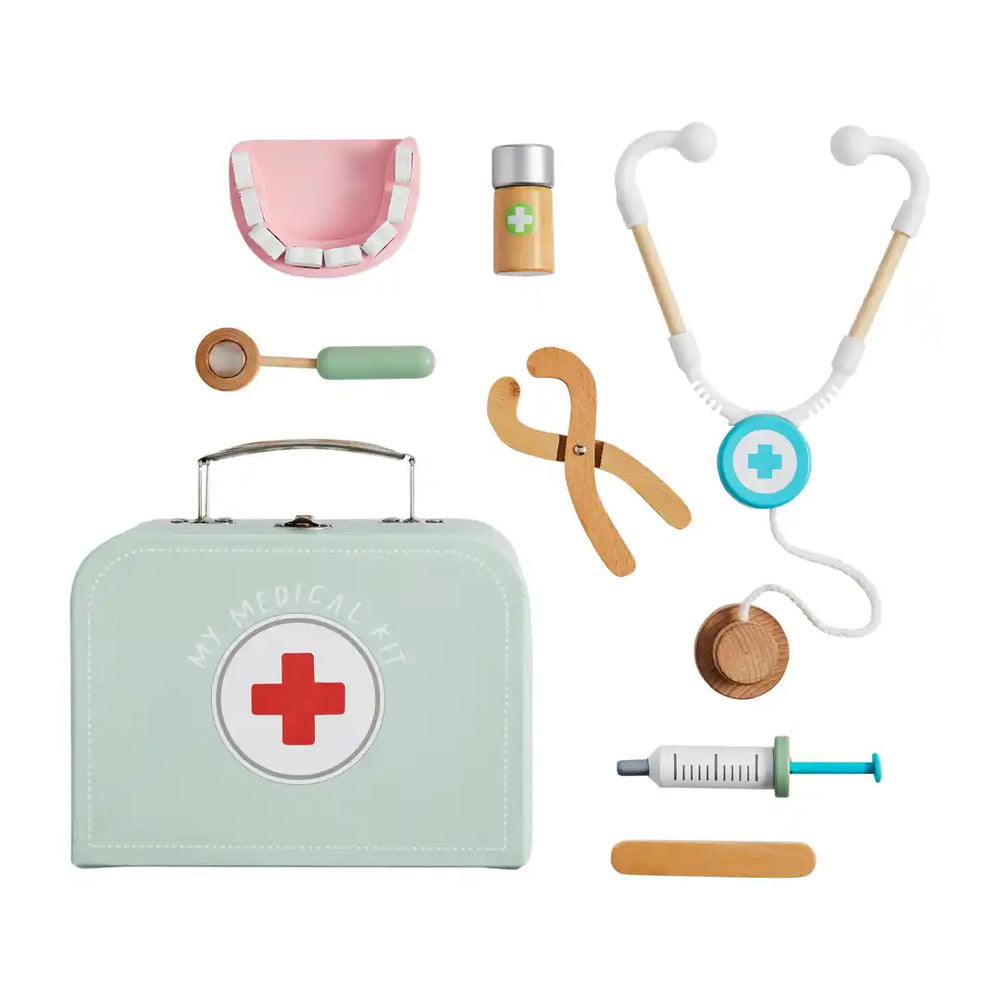 
            
                Load image into Gallery viewer, Mud Pie - My Medical Kit Wood Toy Set
            
        