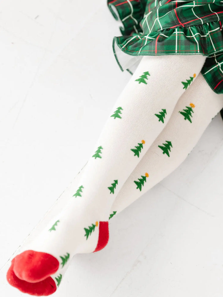 Little Stocking Co. - Christmas Tree Knit Tights