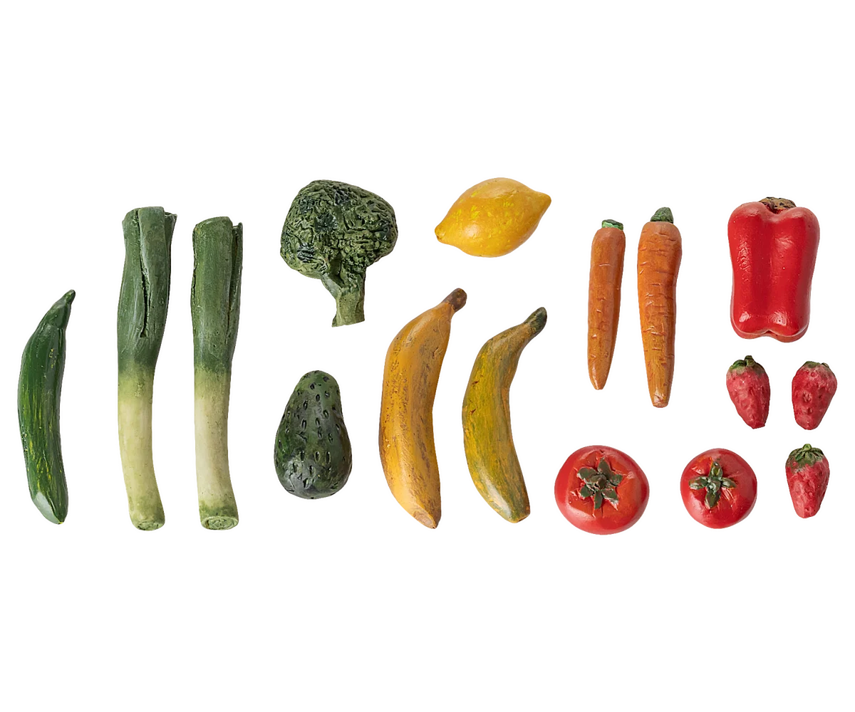 Veggies and fruits, Miniature