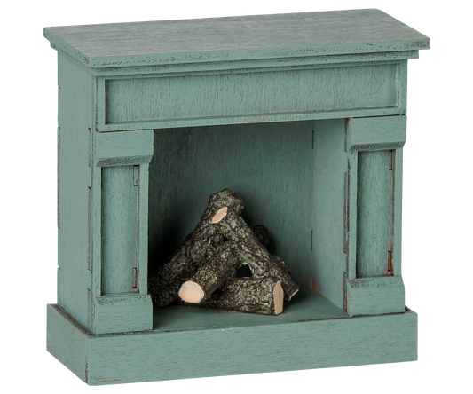 Fireplace, Mouse - Blue