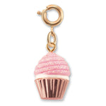 Charm It! - Pink Glitter Cupcake Charm