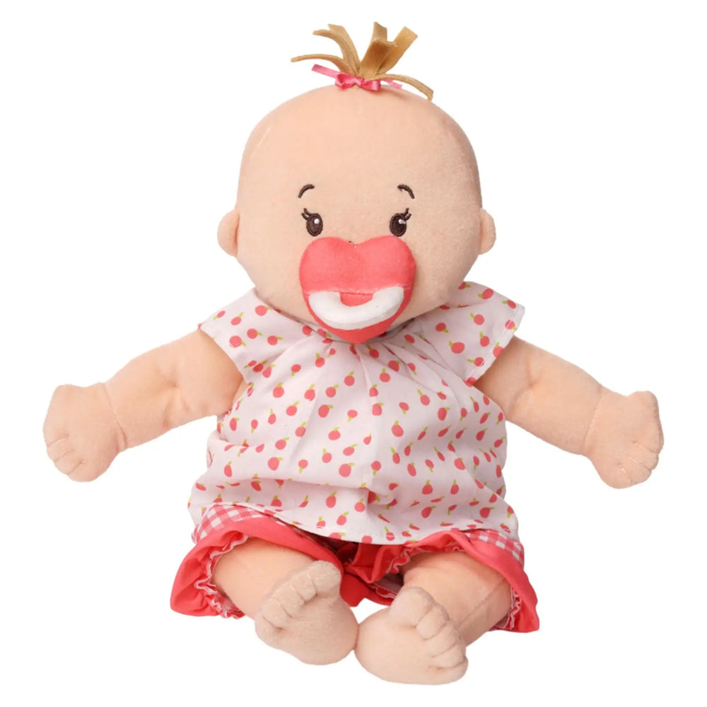 Manhattan Toy- Baby Stella Peach Doll with Light Brown Hair