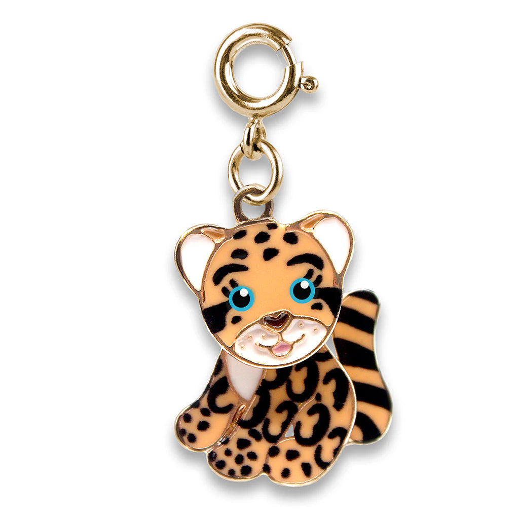Charm It! - Gold Cloud Leopard Charm
