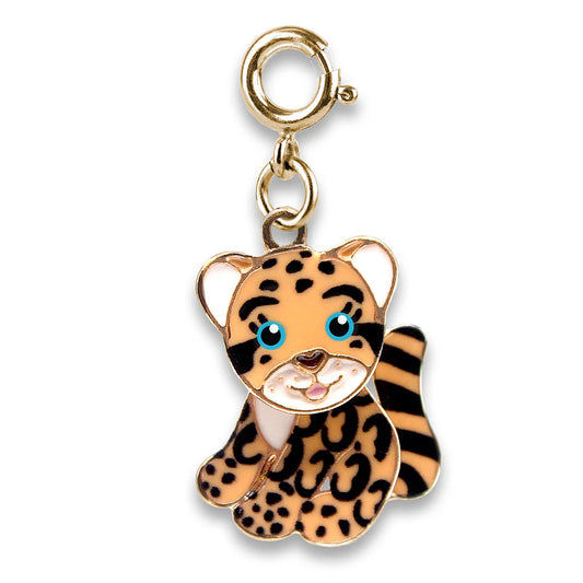 Charm It! - Gold Cloud Leopard Charm