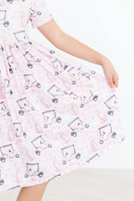 Mila & Rose - Tee Time 3/4 Sleeve Pocket Twirl Dress