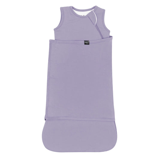 Kyte Baby Taro sleep bag swaddler with soft fabric, designed for cozy baby sleep and comfort.