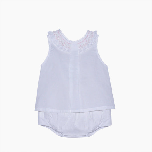 White Alice Bloomer Set