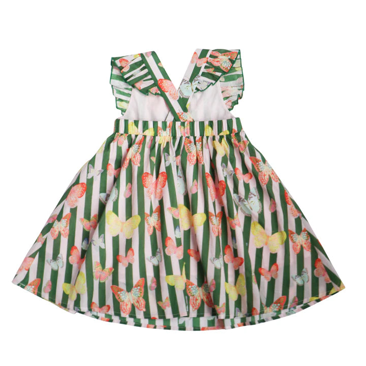 Green Butterfly Josie Dress