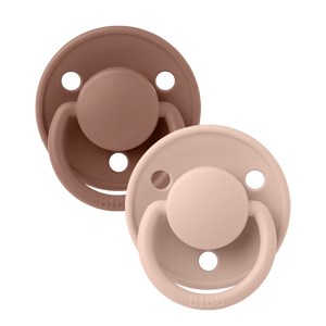 BIBS Pacifier - 2 pack DELUX - Woodchuck/ Blush