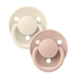 BIBS Pacifier - 2 pack DELUX - Ivory/Blush