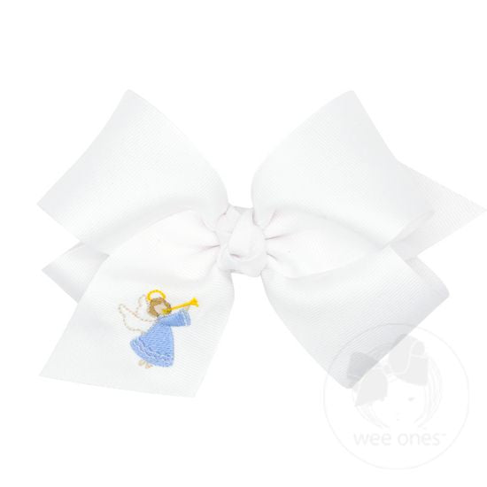 wee ones - Moonstitch Edge and Nativity Embroidery Bow