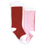 Little Stocking Co. - Solemate Lace Top Knee High Socks