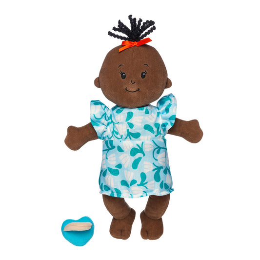 Manhattan Toy - Wee Baby Stella Doll Brown with Black Wavy Tuft