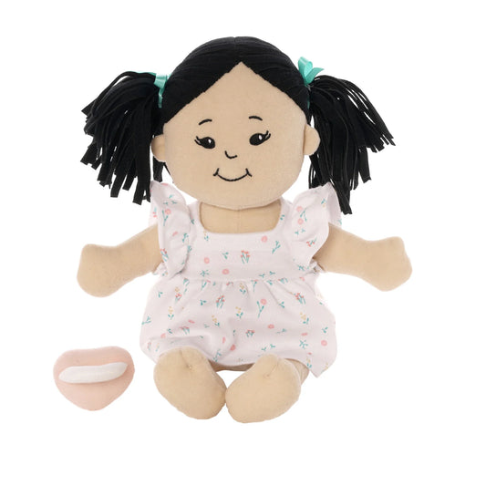 Manhattan Toy - Love, Stella Doll Light Beige with Black Pigtails